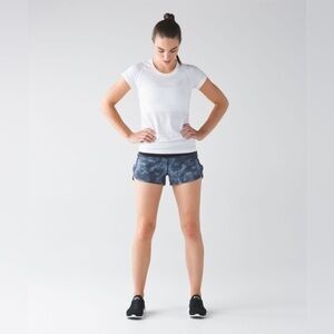 LULULEMON Speed Short Mini Diffusion White Black / Black size 4​​​